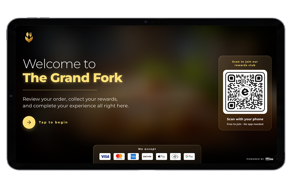 Promotional offer on guest facing display