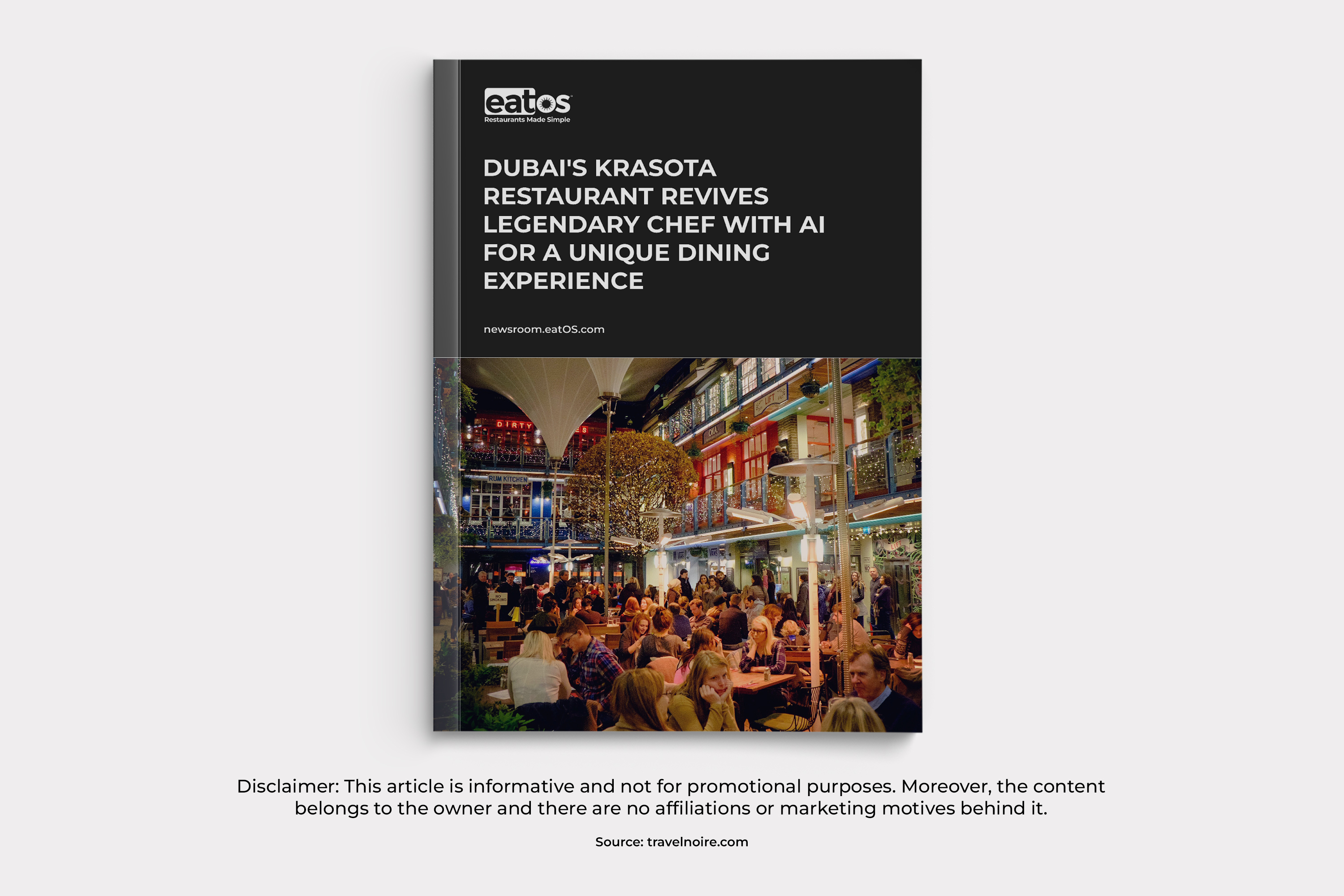 Dubai's Krasota Restaurant Revives Legendary Chef with AI for a Unique Dining Experience