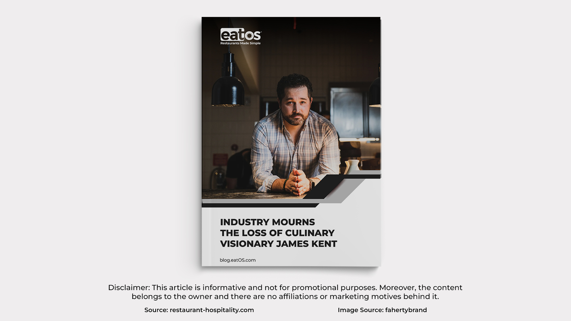 Industry Mourns the Loss of Culinary Visionary James Kent