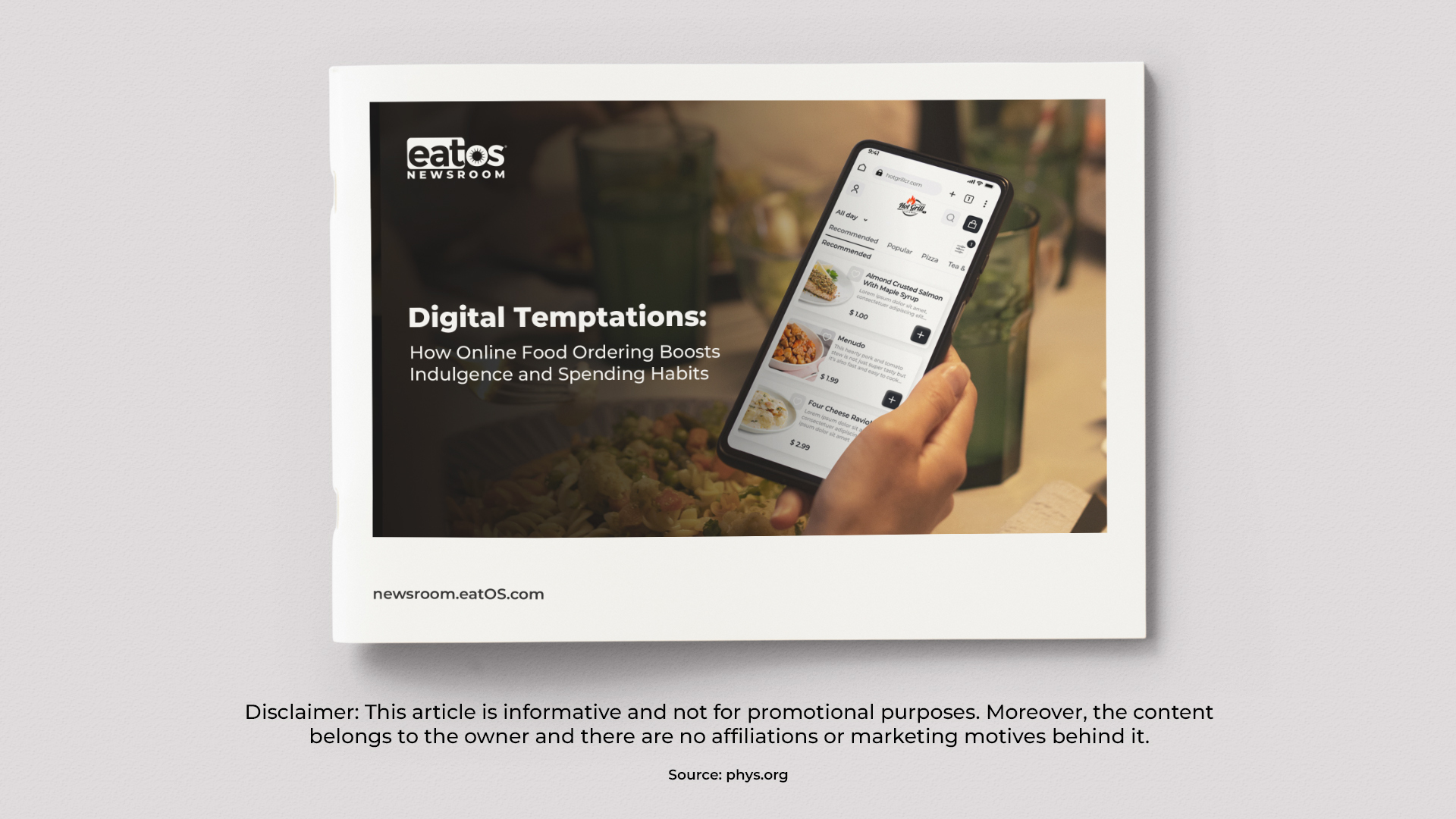 Digital Temptations: How Online Food Ordering Boosts Indulgence and Spending Habits